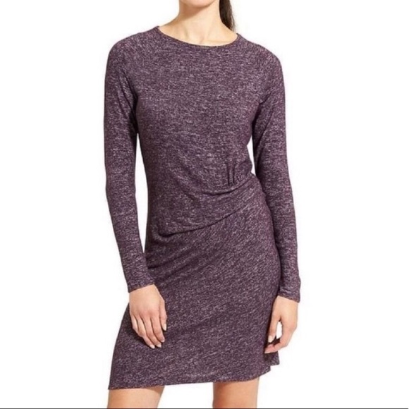 Athleta Dresses & Skirts - Athleta Wild Raisin Solitude Long Sleeve Dress
